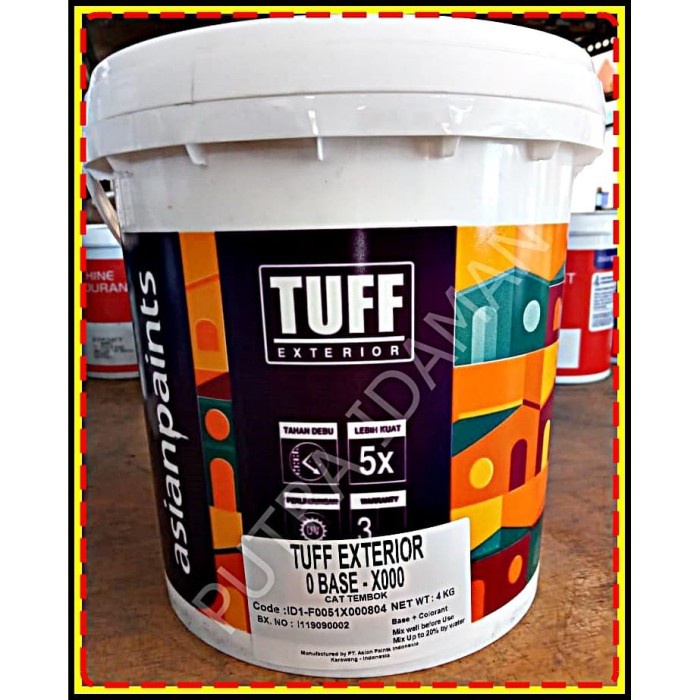 ~~~] ASIAN PAINT CAT TEMBOK EXTERIOR - TUFF EXTERIOR 20KG