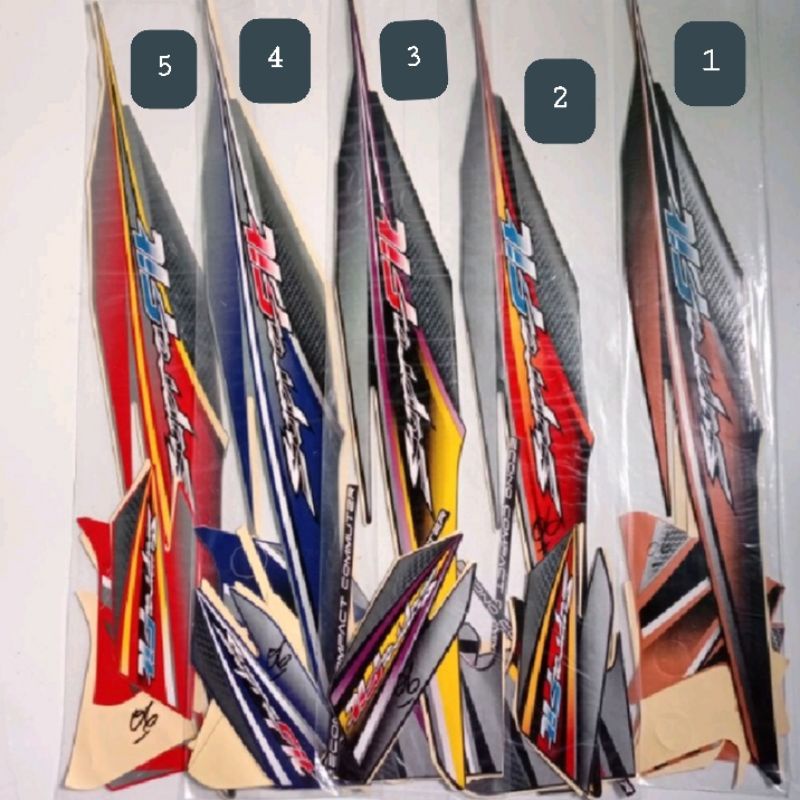 stiker striping full body supra fit New 2006 lis body suora fit 2006