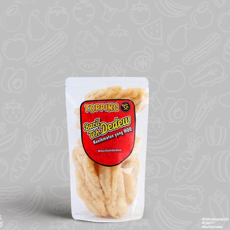 

Free Ongkir/ Tahu Kering Panjang Topping Bacil Teh Dedew