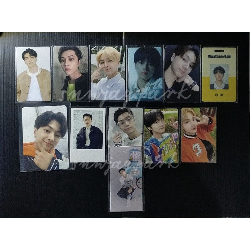 PHOTOCARD PC JAY ZOMBIE/POM, JAY ID CARD SG22, Jay CAWALL, JAYJUM, JAY NP GLOBAL, JAY RPC GGU GGU22,