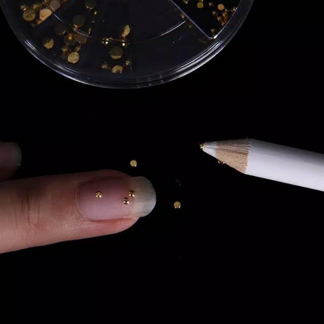 Nail Art Manicure Dotting Pen Tool Nail Rhinestone Bead Picker Wax Pencil