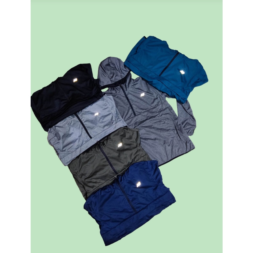 BEST SALE [BUY1GET1] [CUCI GUDANG] Jaket Running Windbreaker NB New Balance All Motion Original -