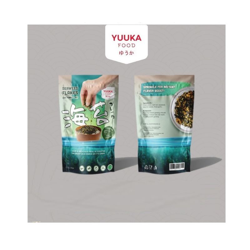 Yuuka Food - Abon Rumput Laut Non MSG - Seaweed Flake Mpasi