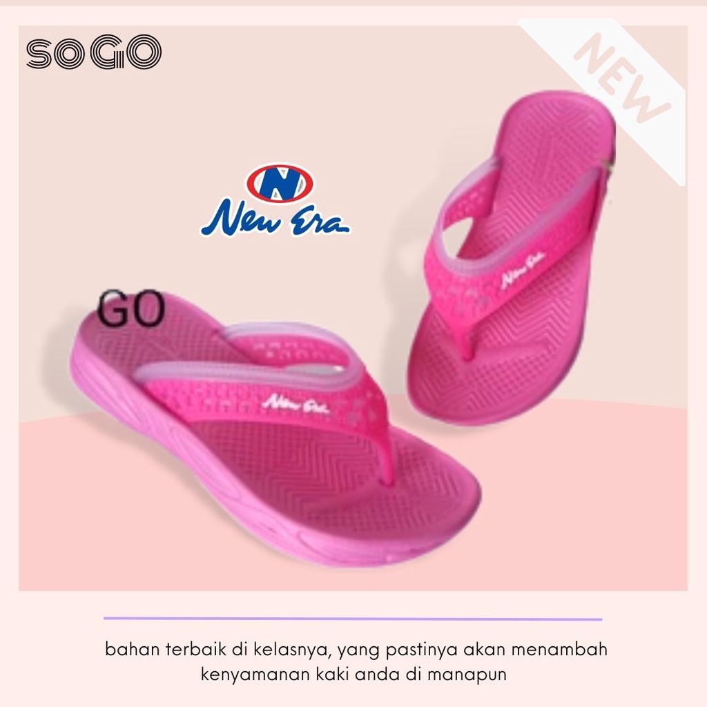 sogo NEW ERA sandal jepit anak wanita TK E 490221 SIZE 26-30