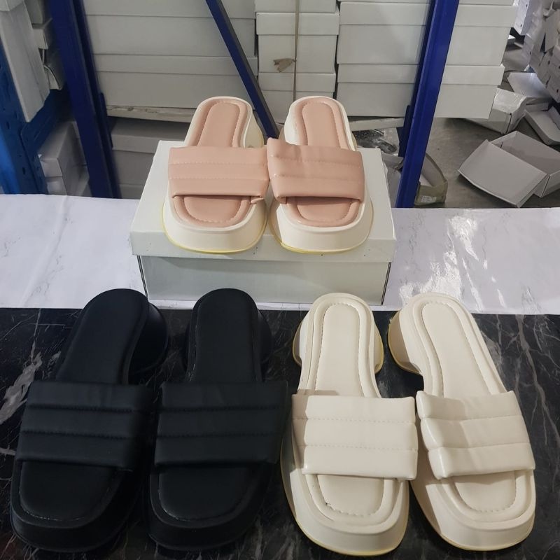 [COD] 2113 Sandal Wanita Import Slip On