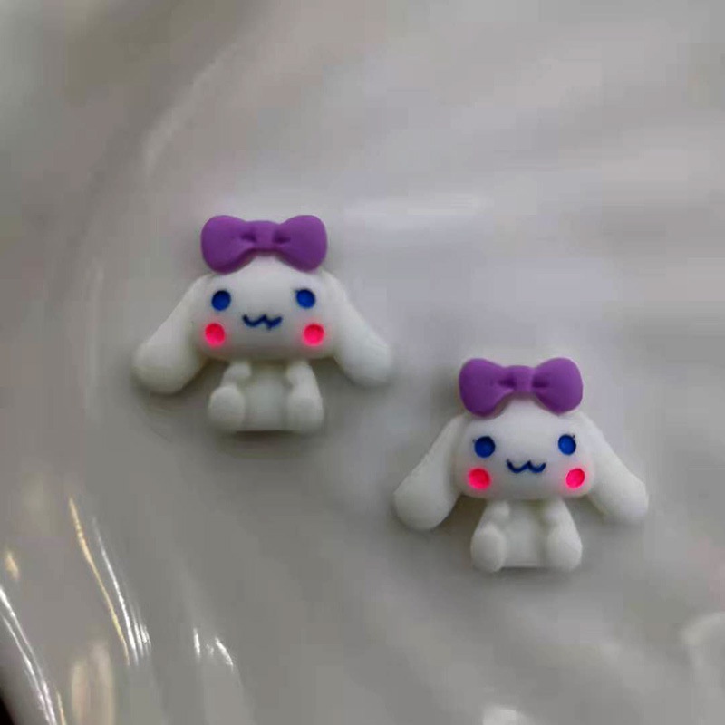 (5 PCS) RESIN CINAMOROLL PITA WARNA LUCU/ RESIN CLAY SANRIO LUCU