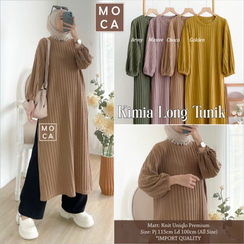 KIMIA LONG TUNIK BY MOCA BERLABEL