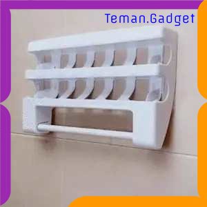 TG - DPR ADOREHOUSE Rak Organizer Tisu Tin Foil Food Wrap Cutter Storage - R60V