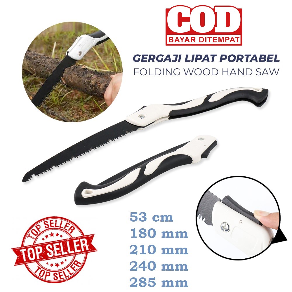 BISA COD - Gergaji lipat portable 53cm 180mm 210mm 240mm 285mm - gergaji serbaguna - alat potong kayu - gergaji lipat serbaguna - alat potong kayu - gergaji multifungsi - gergaji lipat portable - gergaji besi lipat - Gergaji Lipat portable simple unik