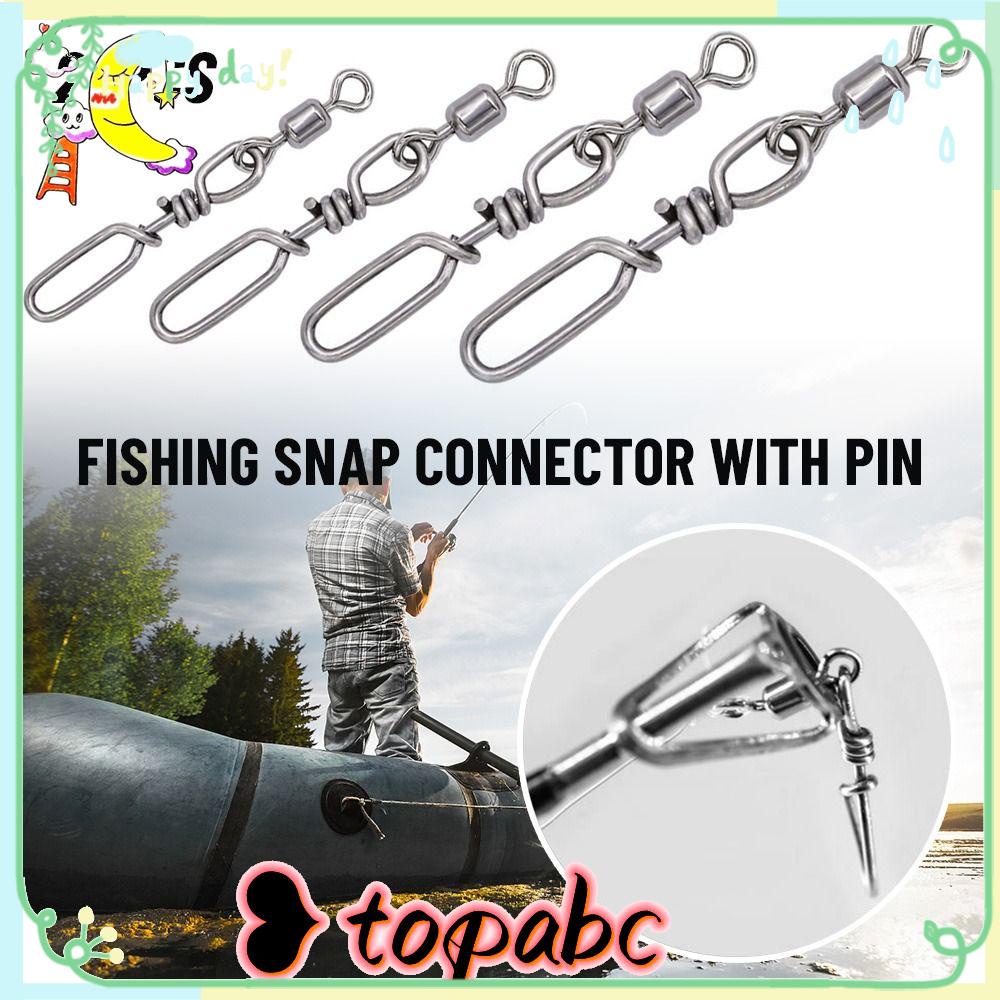 Top 20pcs Konektor Snap Pancing Dengan Pin Kekuatan Tinggi Ukuran XS S M L Stainless Steel Heavy Duty Ball