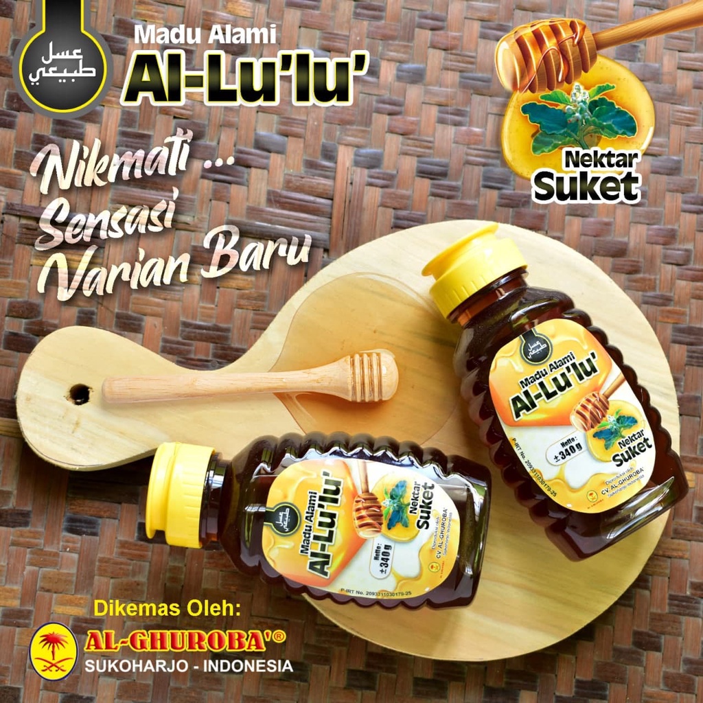 

Madu Al Lulu Suket Original 340gr Al-Ghuroba