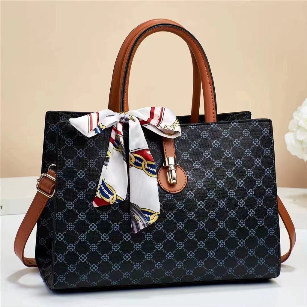 MV_Marvelouz MV303565 Tas HANDBAG Motif Wanita Modis Free Talpan + Syal Terbaru 1kg bisa 1 tas supplier tas import BQ3565 LT2216