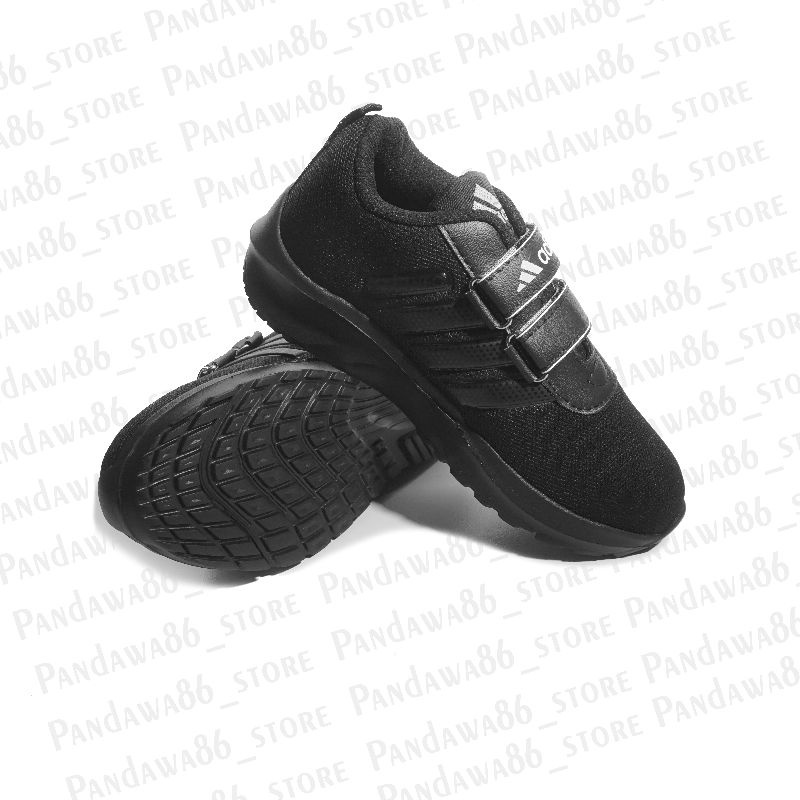Sepatu Sekolah Anak Hitam TK SD Ukuran 27-37