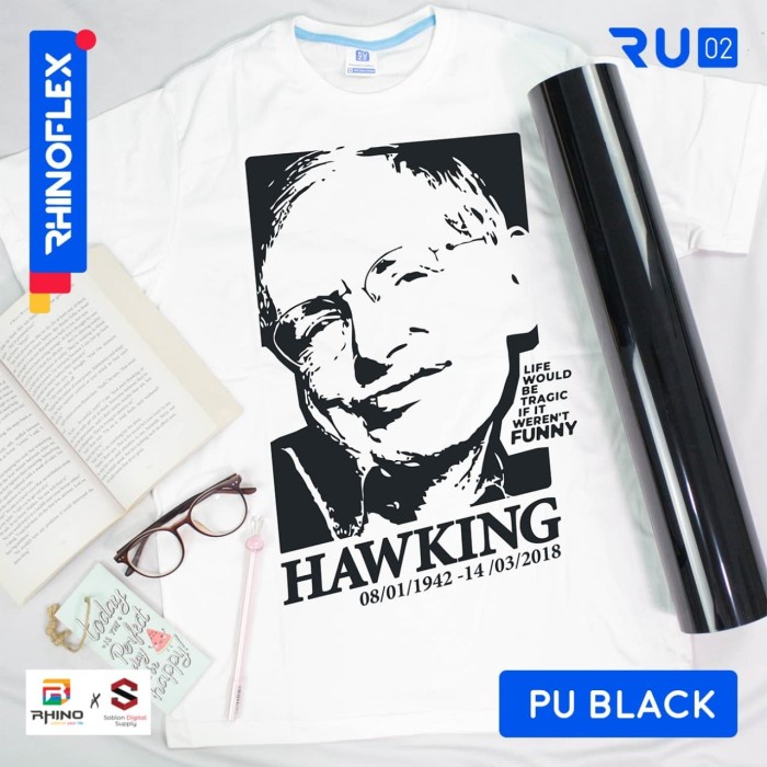 Polyflex KOREA PU Hitam Black Rhino Rhinoflex RU - 02