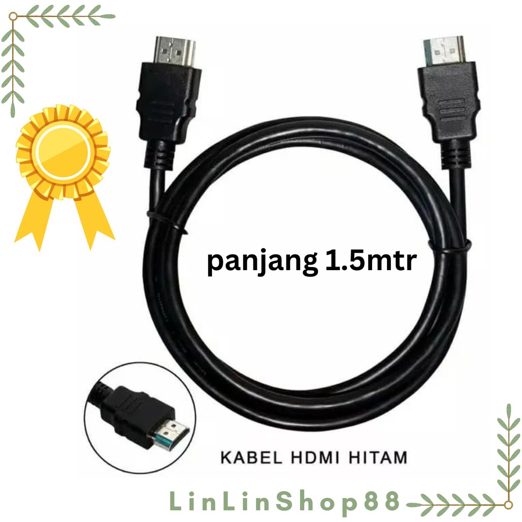 Kabel HDMI 1,5meter / KABEL HDMI STANDARD MURAH 1.5 Meter