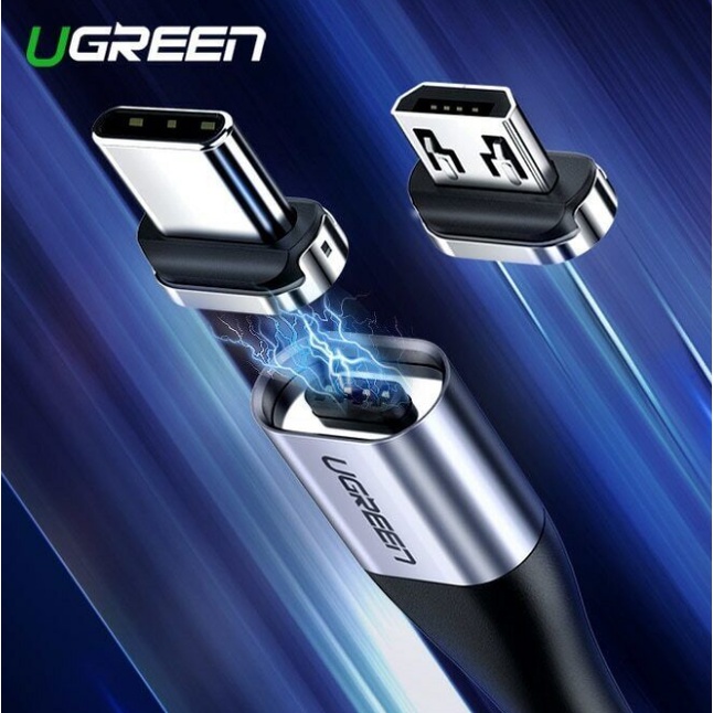 UGREEN MAGNETIC CABLE TYPE C  - KABEL DATA  MAGNETIC MICRO- KABEL DATA MAGNETIC TYPE C QC3