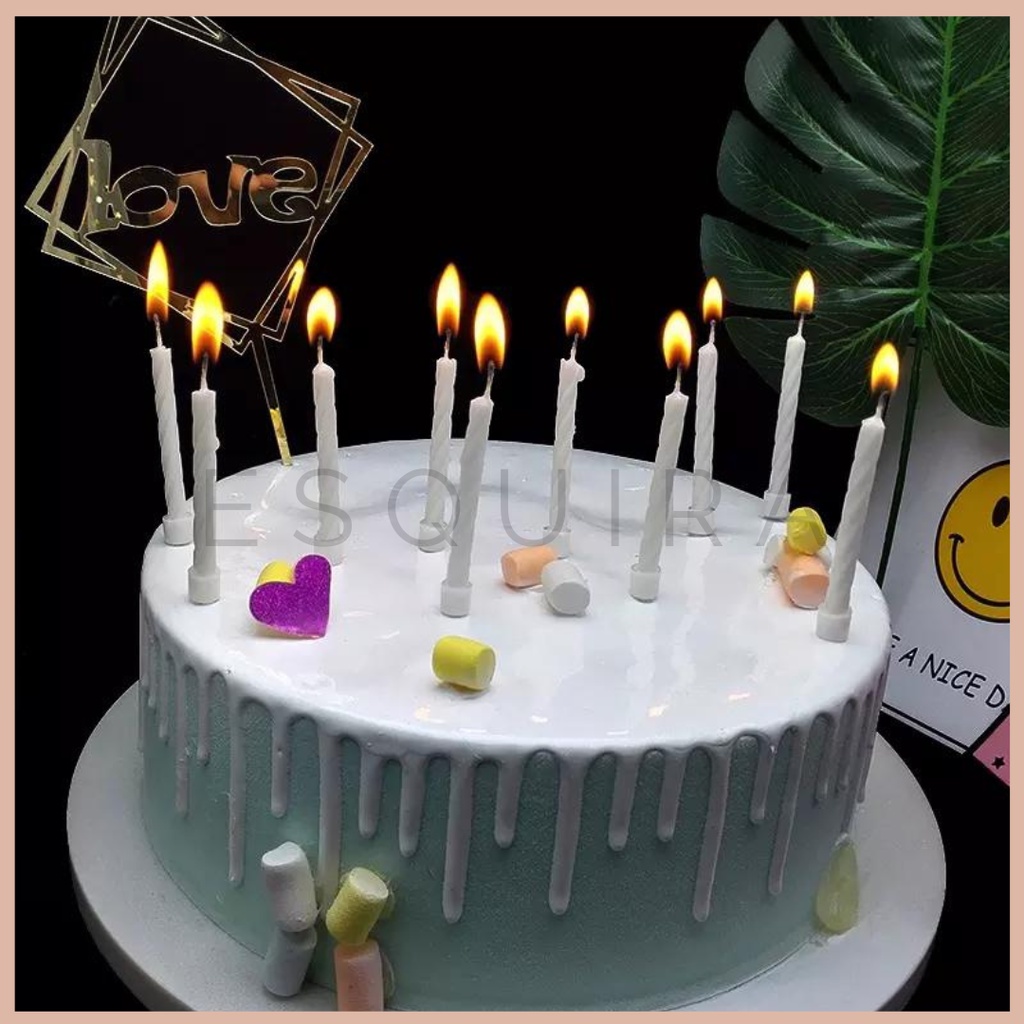 Metalic Spiral Mini Birthday Candle / Lilin Ulang Tahun WX-4
