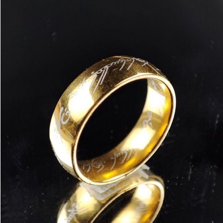 Cincin Titanium Emas Grafir