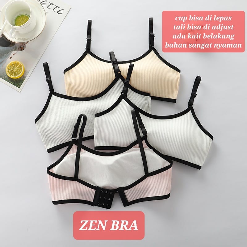 ZEN BRA PAKAIAN DALAM ANAK REMAJA SPORT BRA FASHION KOREA STYLISH MINISET BH NOT SOREX