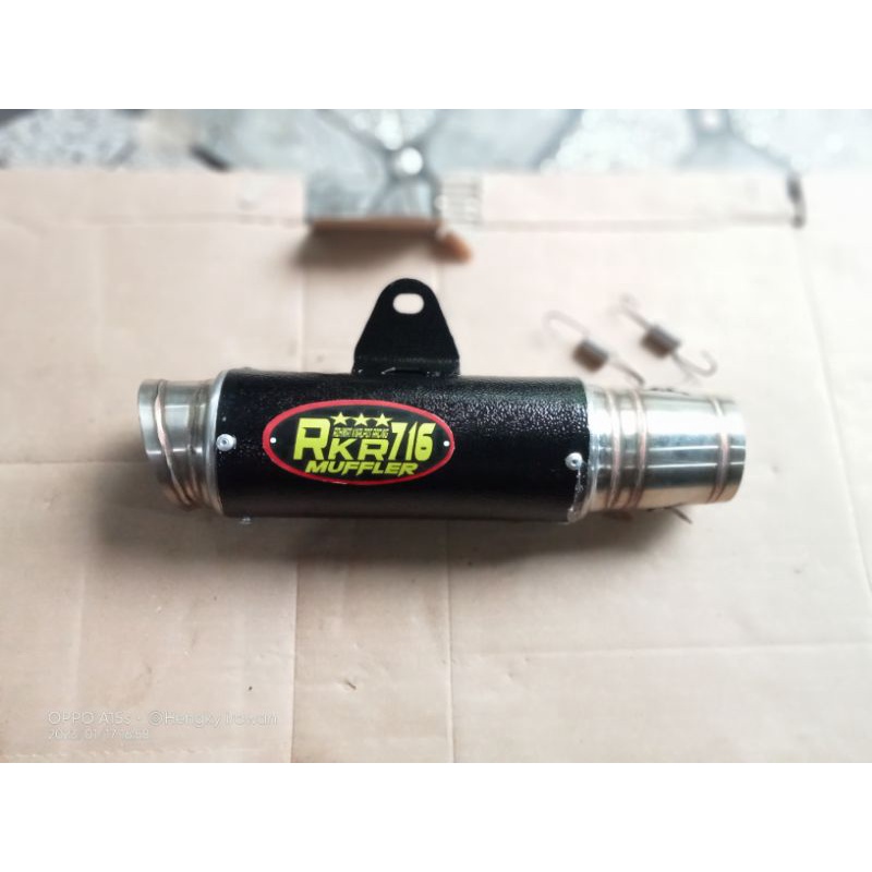 terbaru knalpot RKR original gp pro black inlet 50
