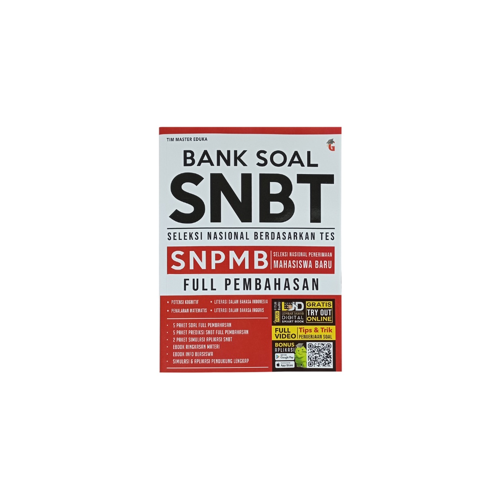 Buku SNBT 2023, Bank Soal SNBT SNPMB Full Pembahasan - Buku SNBT, Buku SBMPTN 2023