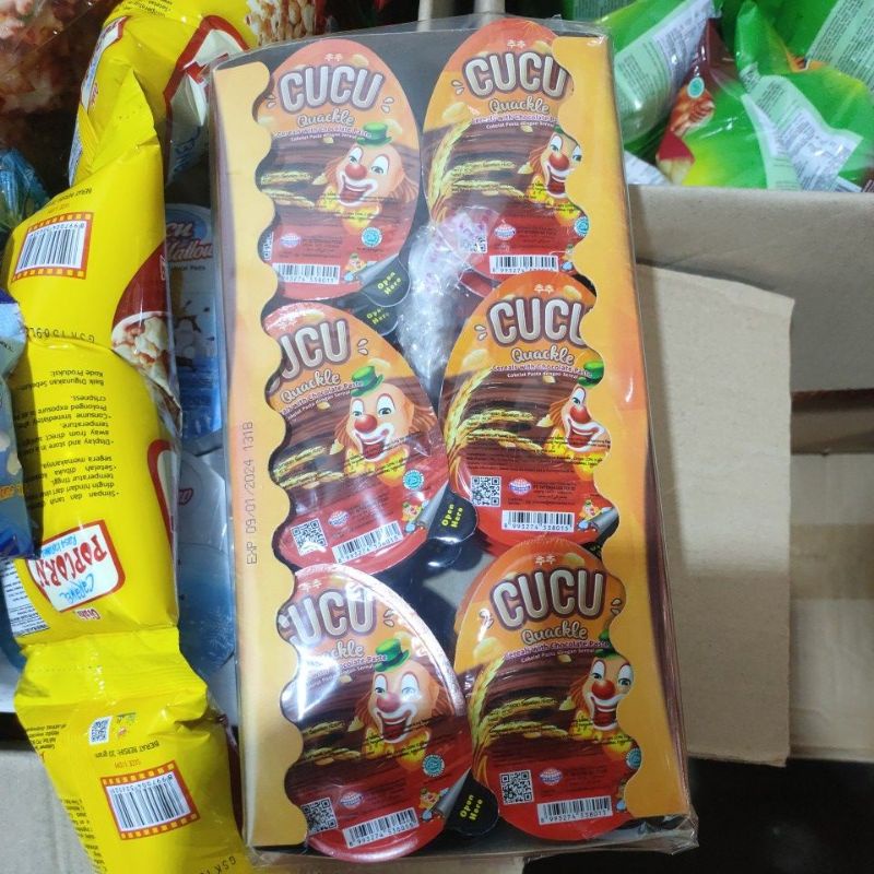 

Cemilan Cucu rasa coklat