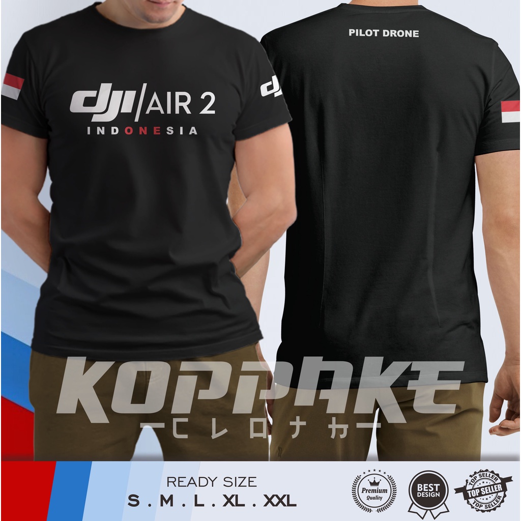 Kaos Baju DJI Drone DJI Air 2 Pilot Drone Kaos Distro