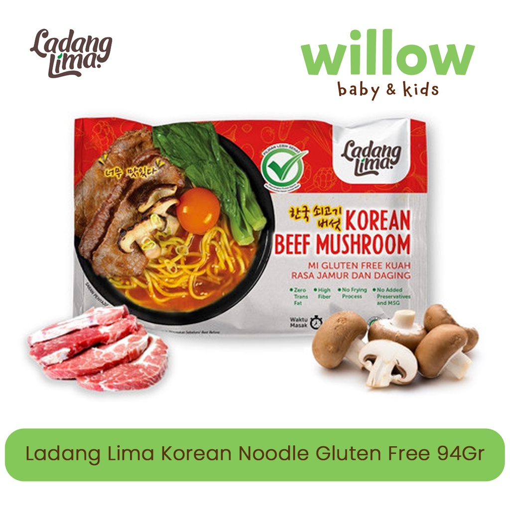 

Mie Instan - Ladang Lima Korean Noodle Gluten Free 94Gr