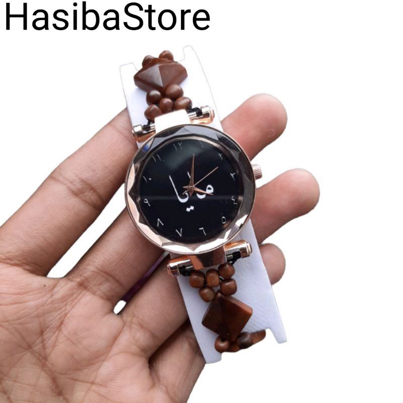 Jam tangan Wanita Kaukah kaokah wanita Santri Costum/Request Nama Arab latin