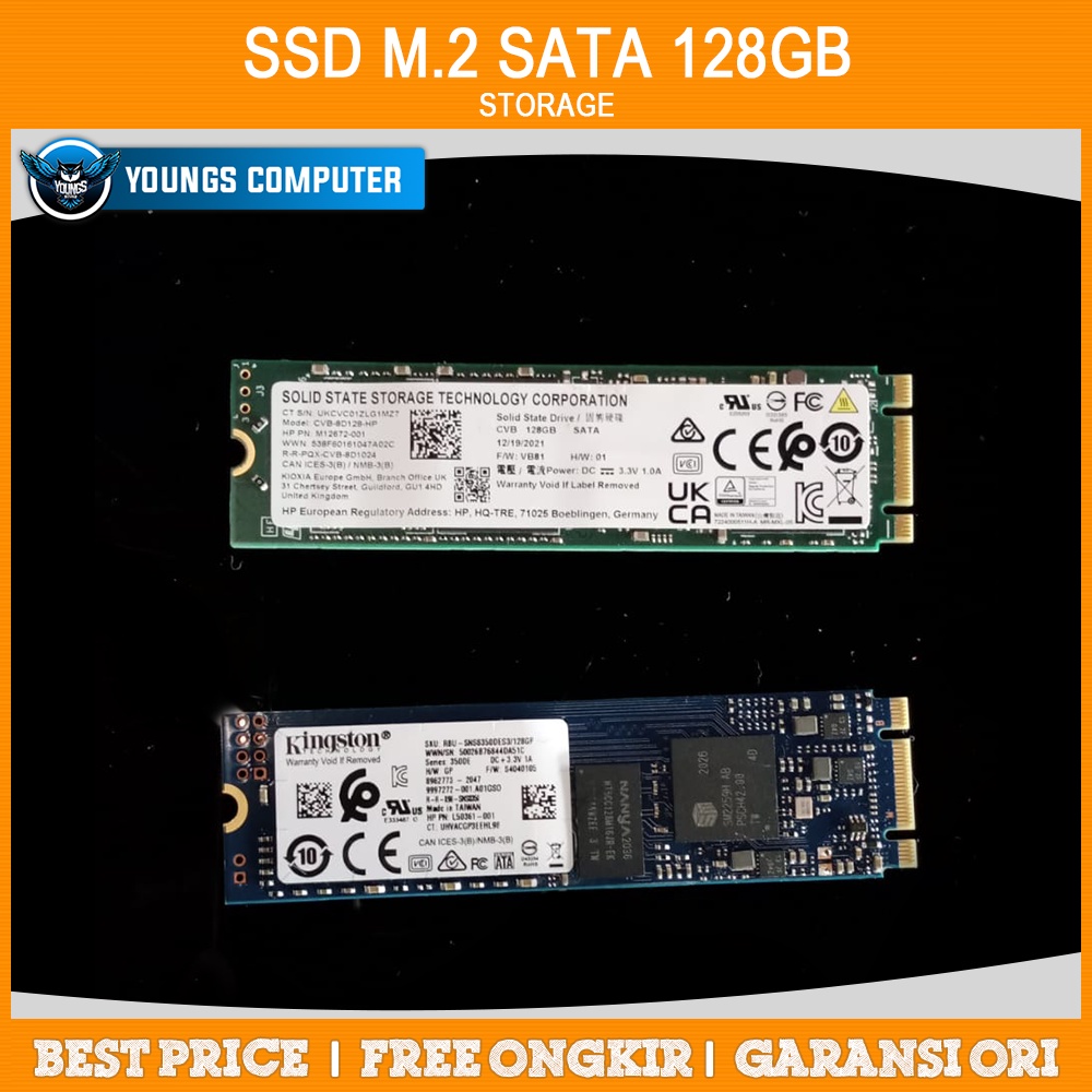 SSD 128GB M.2 SATA / M.2 NVME New Tray