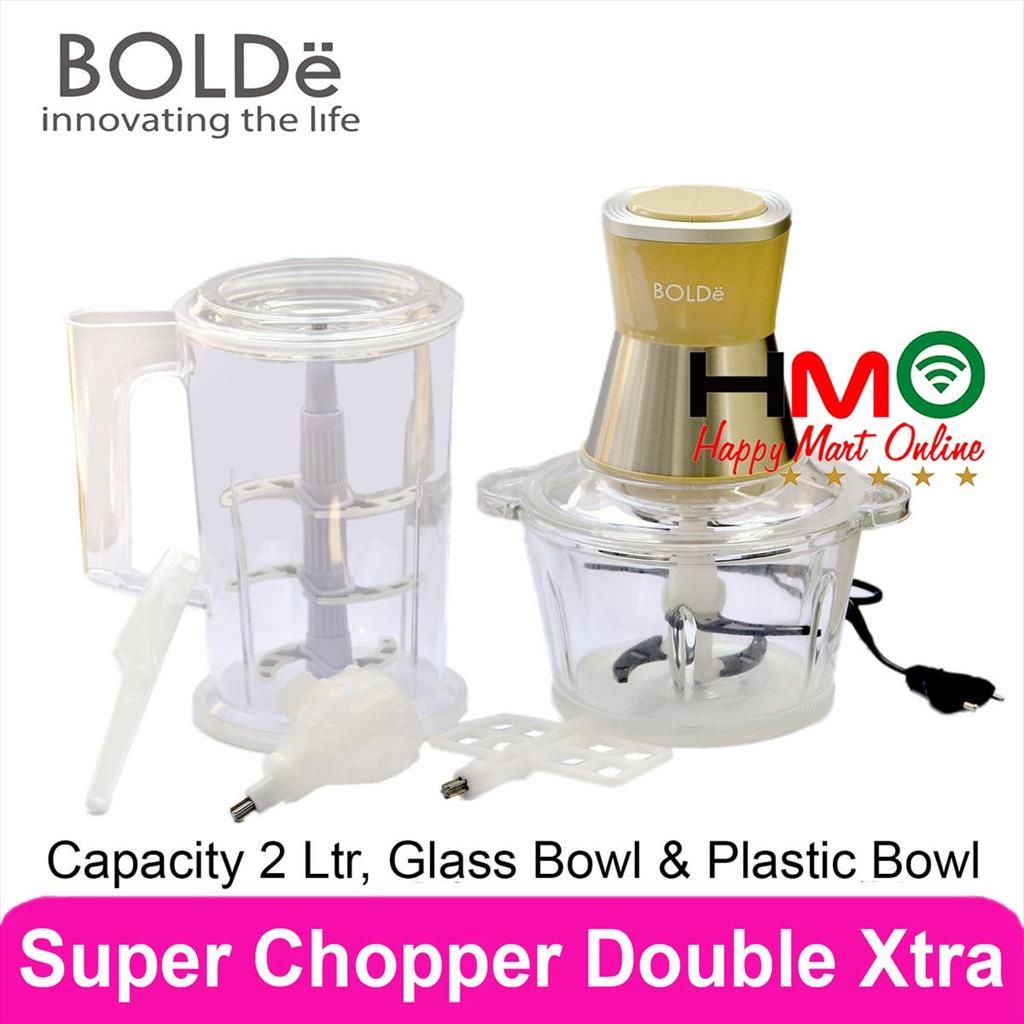 BOLDe Chopper Double Xtra 6 Pisau - Food Processor Penggiling Daging