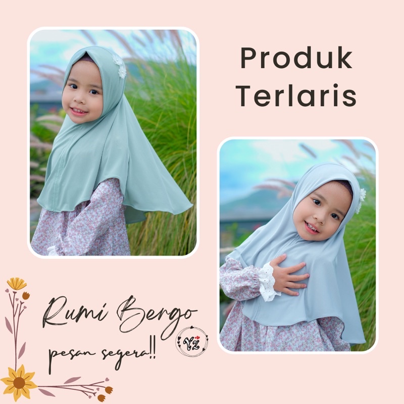 bergo anak jersey premium by YazzrensHijab