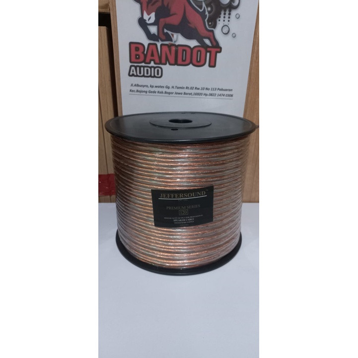 KABEL SPEAKER JEFFERSOUND 2X120 100 METER