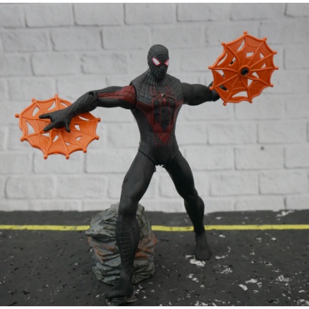 FIGUR MAINAN ANAK SPIDERMAN HITAM DR STRANGE KOSTUM KE97