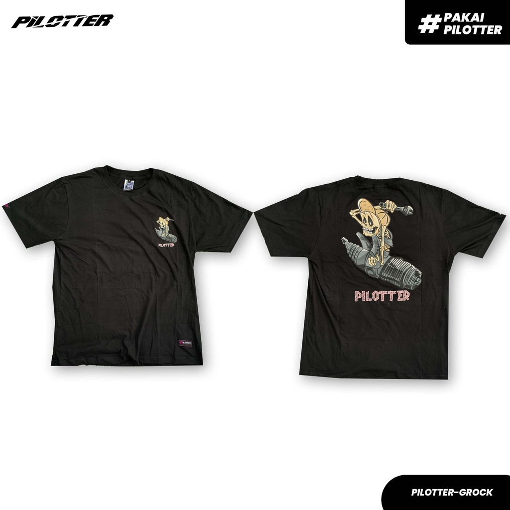 KAOS PILOTTER GROCK ORIGINAL NEW ARTICLE KAOS PILOTTER COWOK CEWEK KAOS PILOTTER HEREX