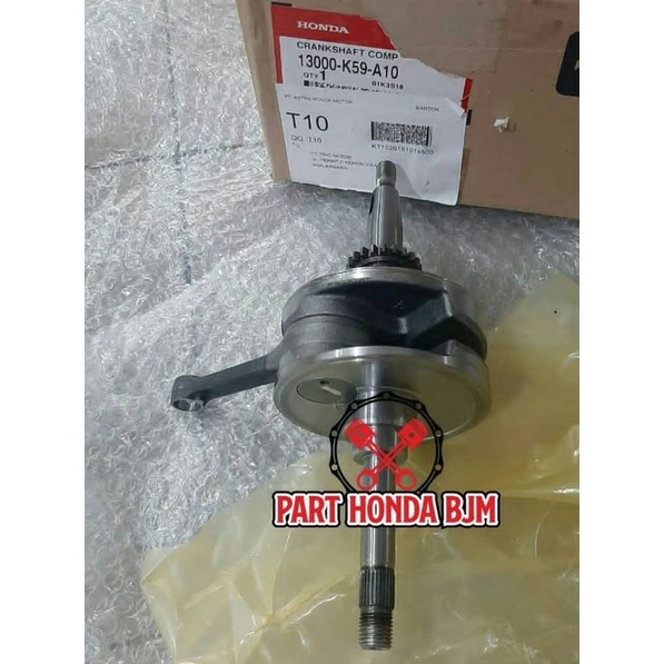 1300A-K59-A10  13000-k59-A10 BANDULAN VARIO 150 Crankshaft Comp vario 150 stang piston set vario 150