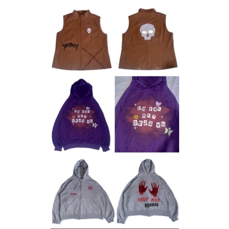 Hoodie & Vest Reworked Painting by ZEFORTY OFFICIAL