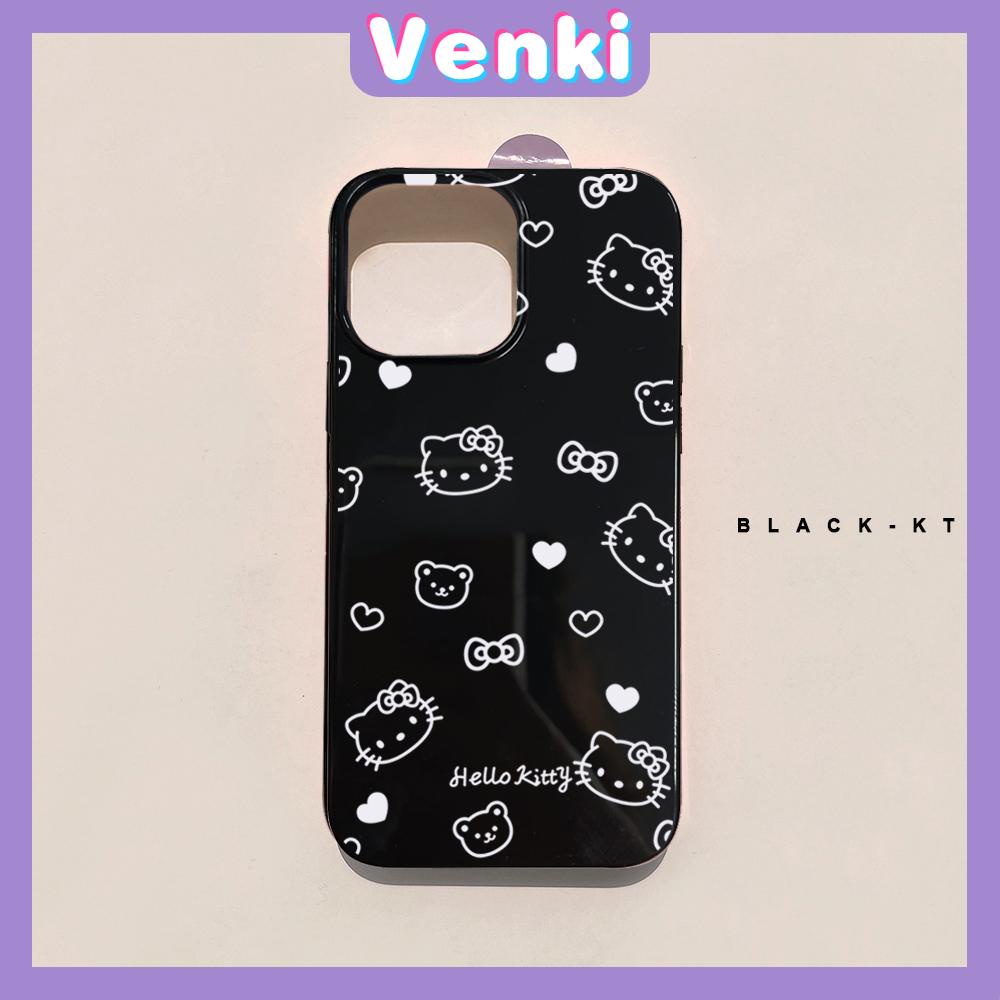 Case For iPhone 14 Pro Max Soft TPU Candy Case Cute Cat Glossy Black Back Cover Camera Protection Shockproof For iPhone 13 12 11 Pro Max 7 8 Plus X XR