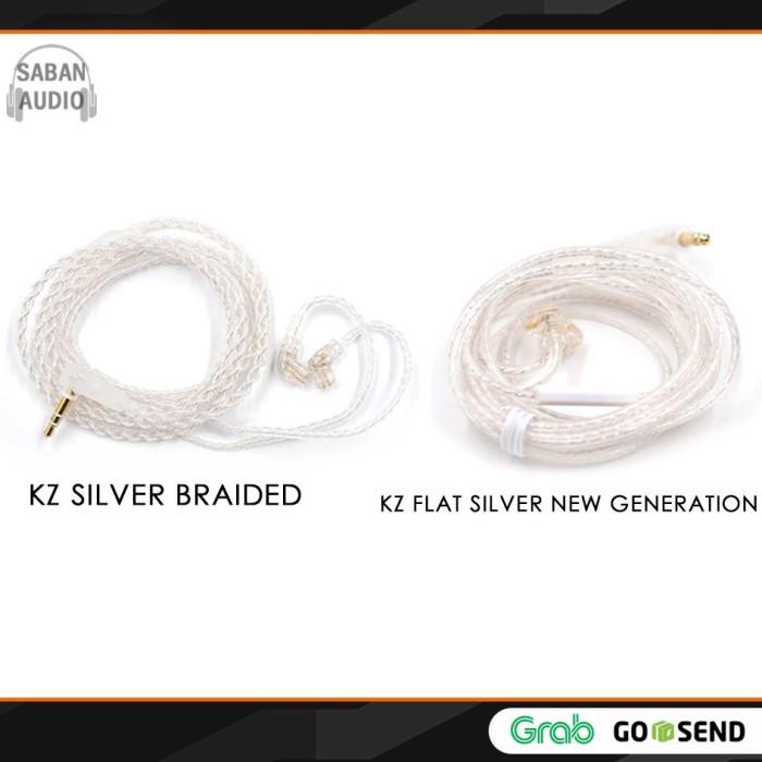 Kabel Cable Kz Upgrade Kz Silver Plated Cable With Mic Kz Zsn Pro X