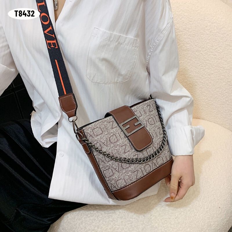 [IMPORT] T8432 - TAS SELEMPANG WANITA FASHION IMPORT - 76BAGSTORE