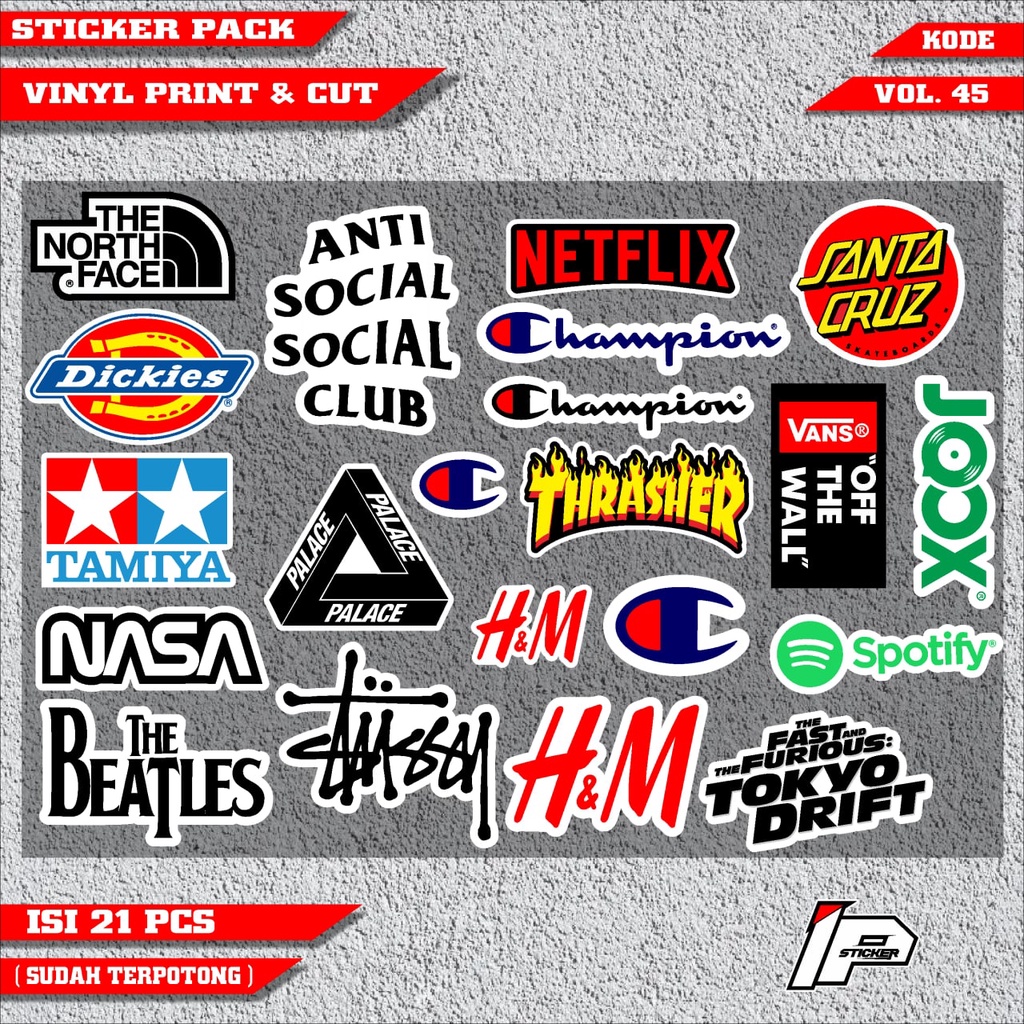 (COD) STICKER PACK DISTRO CUTTING sticker motor variasi Racing terbaru STICKER PACK DISTRO CUTTING d