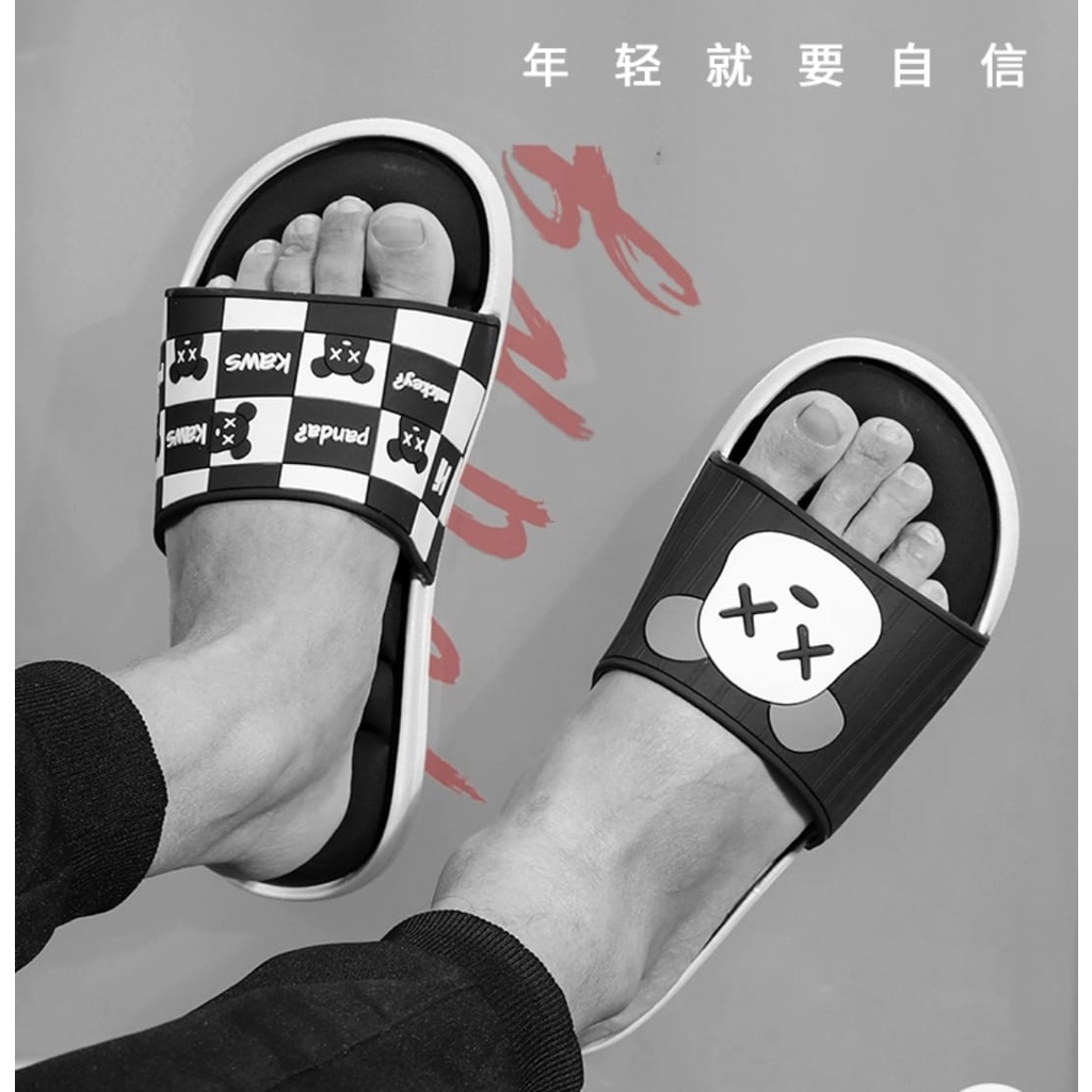 Sandal Slide lapis  | slipper | kaws panda | PVC