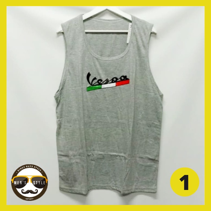 Kaos Dalam Kaos Singlet Jumbo Xxxl Pria Wanita Tanktop Jumbo Big Size Sxj 02