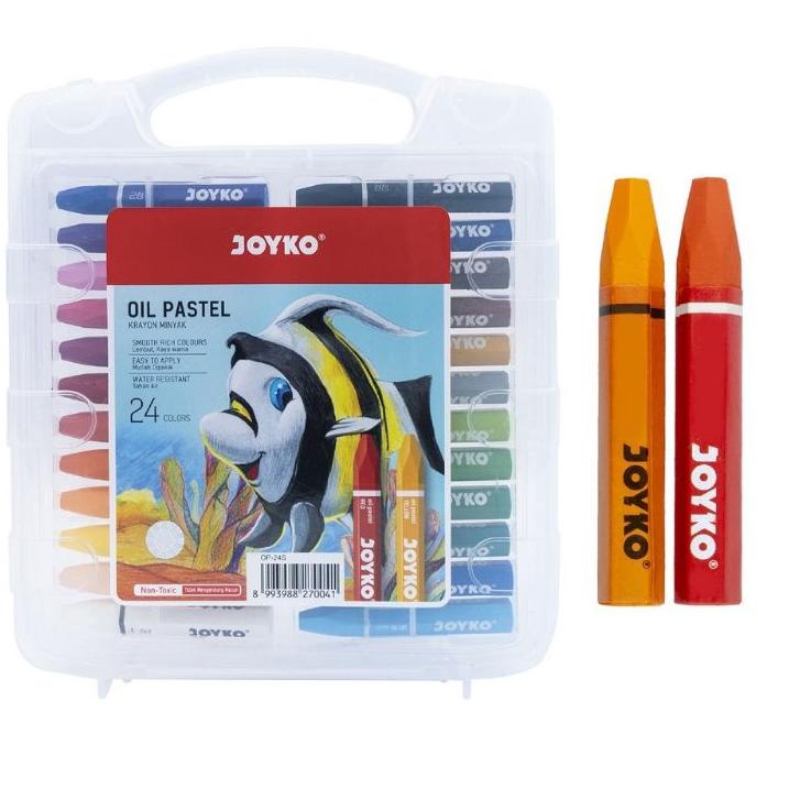 

Menarik Crayon Joyko 24 Warna / (1pak) 45G..