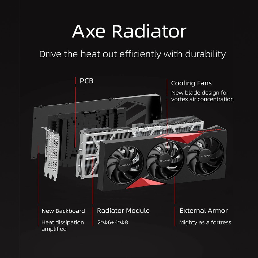 Colorful GeForce RTX™ 4080 16GB NB EX-V - RTX4080 GDDR6X