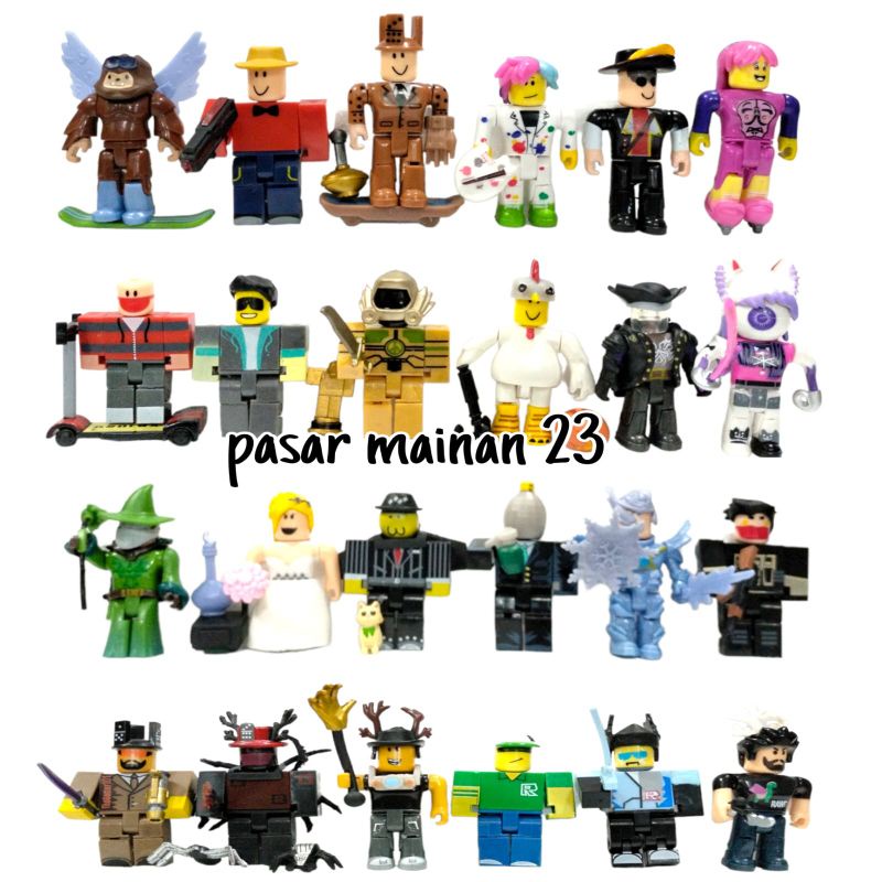 Mainan Figure Roblox Set 6 Miniatur Pajangan Hiasan Topper