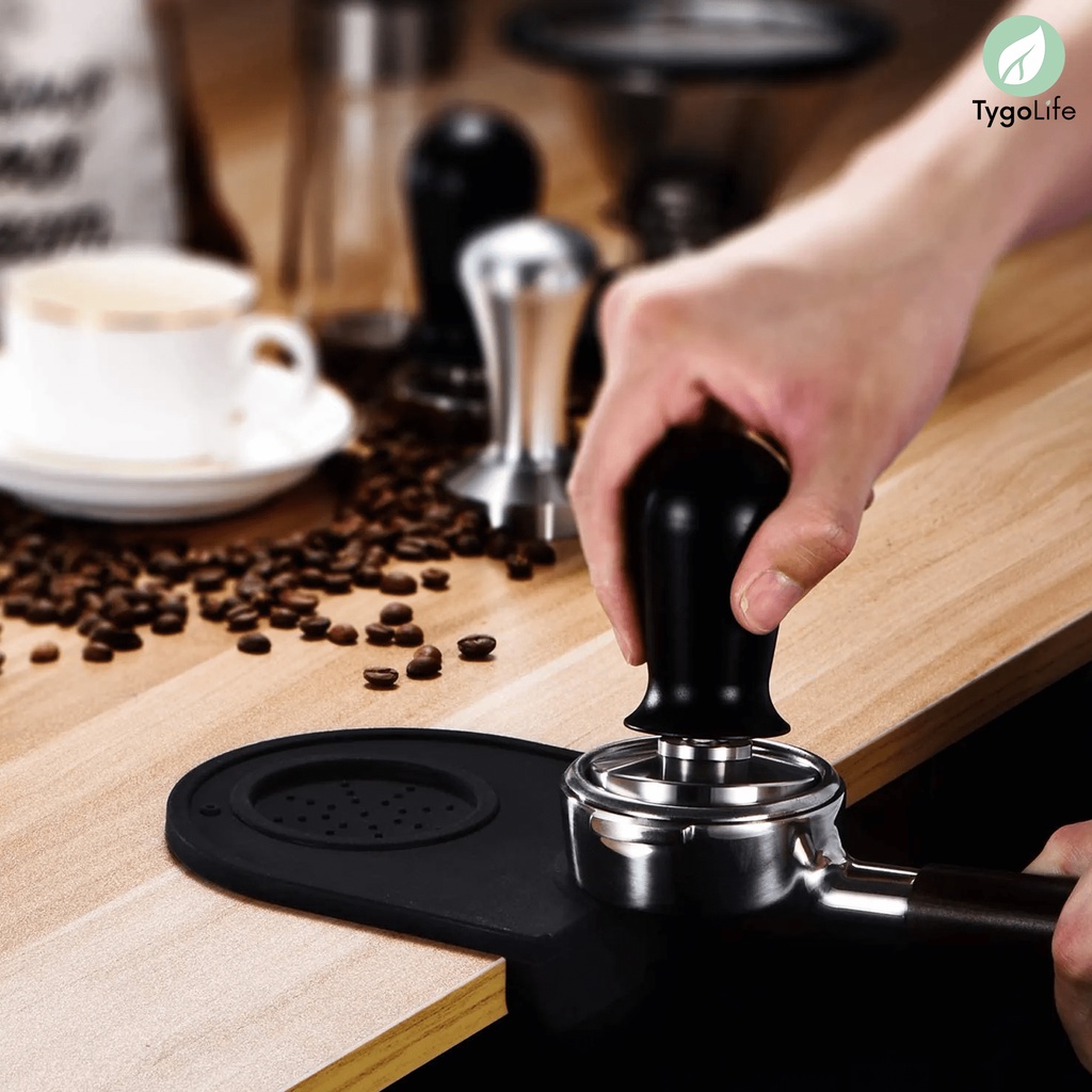 TYGO FOSSIL SILICONE TAMPING MAT FOR COFFEE / TAMPER MAT KOPI SILIKON