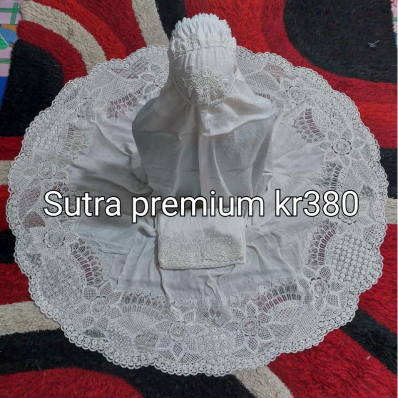 mukena sutra premium bordir padang kerancang Bukittinggi s1