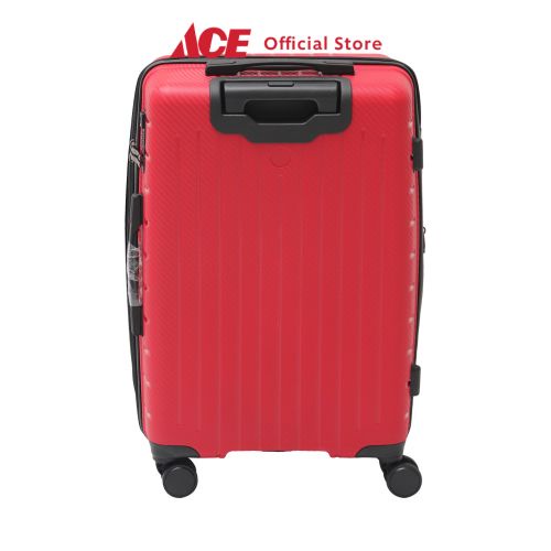 Ace - Passport 20 Inci Pandora Koper Pp 4 Roda - Merah Hardcase Luggage Tas Jalan-Jalan Travel Bag Tas Roda Koper Kabin Dengan Tsa