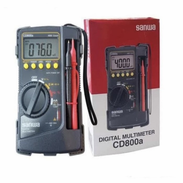 Termantab] Multimeter Digital SANWA CD800A / CD 800A Avometer Analog Sanwa
